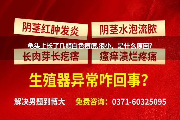 龟头上长了几颗白色痘痘,很小。是什么原因?